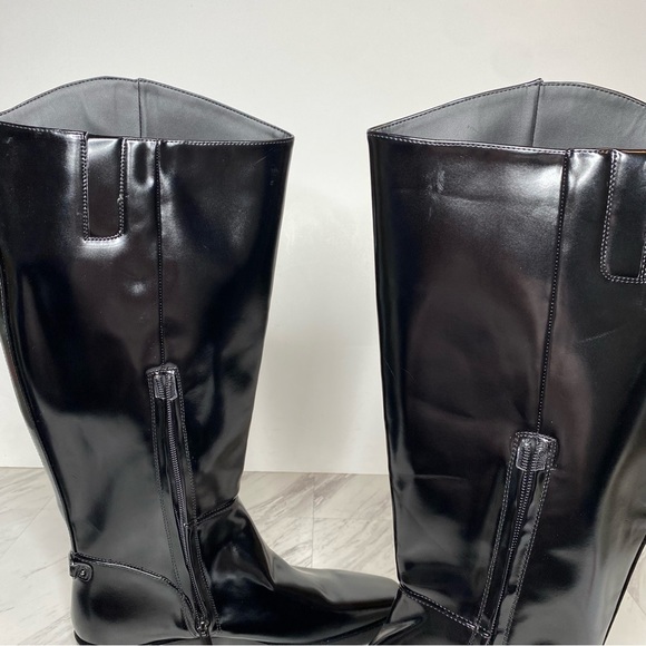 Sam Edelman Cesar Black Tall Athletic Fit Riding Boot 8 - Picture 7 of 15